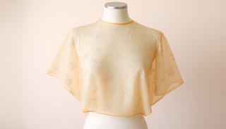 Elevate Your Style with the Ethereal Blake Tulle Blouse - Light Bouquet