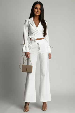 LaBalancia - Komplet OCEAN - Ecru - Hurtownia Odzieży Damskiej - POSLKA Produkcja i Sprzedaż Hurtowa - LaBalancia