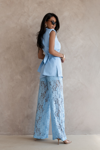 LaBalancia - Komplet AURA - Błękit - Hurtownia Odzieży Damskiej - POSLKA Produkcja i Sprzedaż Hurtowa - LaBalancia