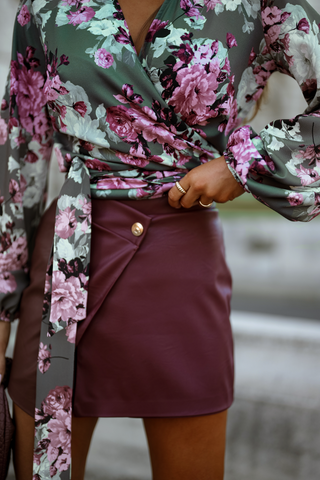 LaBalancia - Bluzka TULLA - Green Blush - Hurtownia Odzieży Damskiej - POSLKA Produkcja i Sprzedaż Hurtowa - LaBalancia