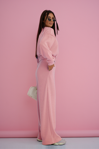 LaBalancia - Komplet MEGGI sztruks - Róż - Hurtownia Odzieży Damskiej - POSLKA Produkcja i Sprzedaż Hurtowa - LaBalancia