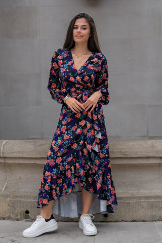 LaBalancia - Sukienka "ANNA" długa - Meadow - Hurtownia Odzieży Damskiej - POSLKA Produkcja i Sprzedaż Hurtowa - LaBalancia