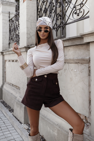 LaBalancia - Bluzka THEA - Beż - Hurtownia Odzieży Damskiej - POSLKA Produkcja i Sprzedaż Hurtowa - LaBalancia