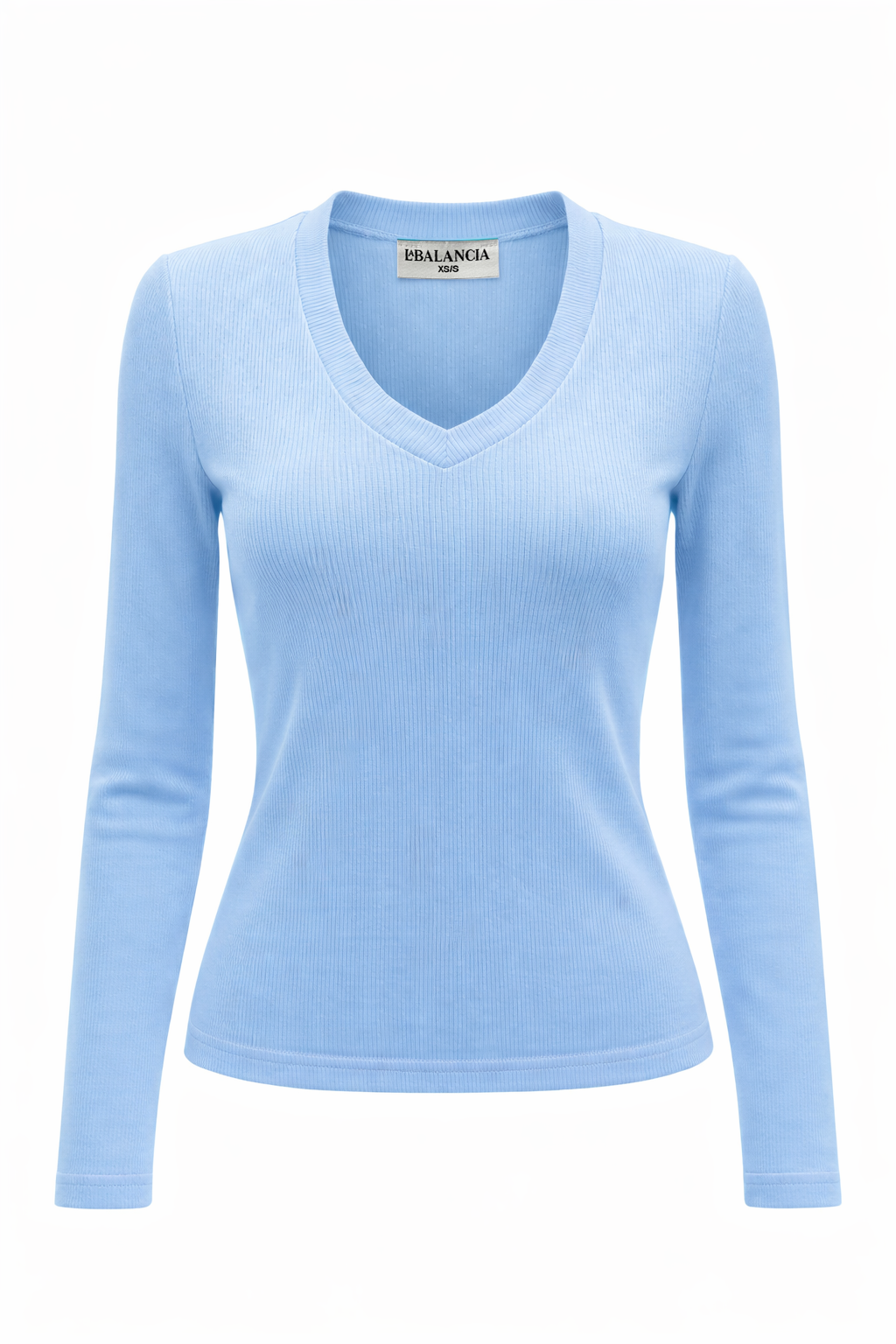 La Balancia | Hurtownia Odzieży Damskiej - Bluzka ZURI - Błękit - Hurtownia Odzieży Damskiej - POSLKA Produkcja i Sprzedaż Hurtowa - La Balancia | Hurtownia Odzieży Damskiej