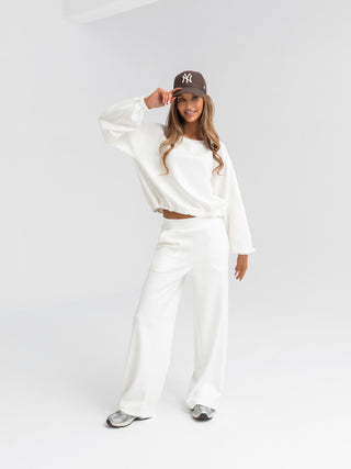 LaBalancia - Komplet COMFY - Ecru - Hurtownia Odzieży Damskiej - POSLKA Produkcja i Sprzedaż Hurtowa - LaBalancia