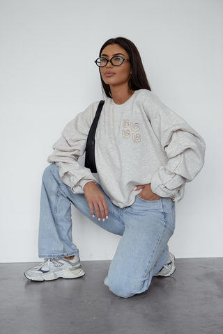 LaBalancia - Bluza REMY etro - Melanż beż - Hurtownia Odzieży Damskiej - POSLKA Produkcja i Sprzedaż Hurtowa - LaBalancia