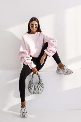 LaBalancia - Bluza REMY - Jasny róż - Hurtownia Odzieży Damskiej - POSLKA Produkcja i Sprzedaż Hurtowa - LaBalancia