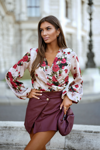 LaBalancia - Bluzka TULLA - Vintage Rose - Hurtownia Odzieży Damskiej - POSLKA Produkcja i Sprzedaż Hurtowa - LaBalancia