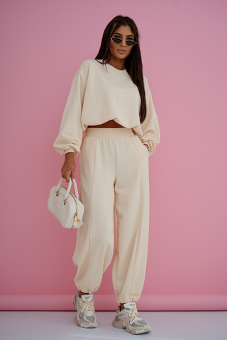 LaBalancia - Komplet BRONX - Kokos - Hurtownia Odzieży Damskiej - POSLKA Produkcja i Sprzedaż Hurtowa - LaBalancia