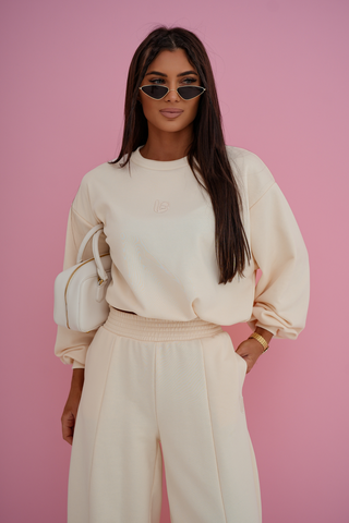 LaBalancia - Komplet BRONX - Kokos - Hurtownia Odzieży Damskiej - POSLKA Produkcja i Sprzedaż Hurtowa - LaBalancia