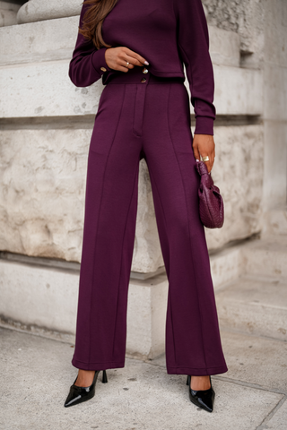 La Balancia | Hurtownia Odzieży Damskiej - Komplet CARMEN - Fiolet - Hurtownia Odzieży Damskiej - POSLKA Produkcja i Sprzedaż Hurtowa - La Balancia | Hurtownia Odzieży Damskiej