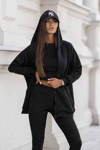 LaBalancia - Komplet STACY - Czarny - Hurtownia Odzieży Damskiej - POSLKA Produkcja i Sprzedaż Hurtowa - LaBalancia