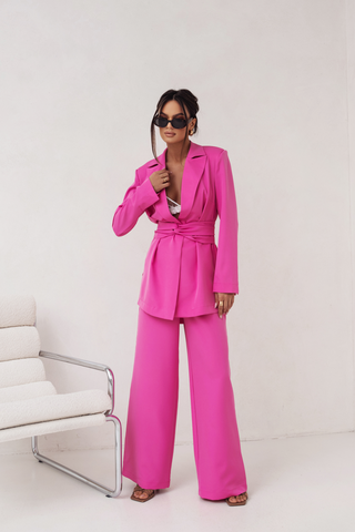 LaBalancia - Garnitur EMMA - Róż - Hurtownia Odzieży Damskiej - POSLKA Produkcja i Sprzedaż Hurtowa - LaBalancia