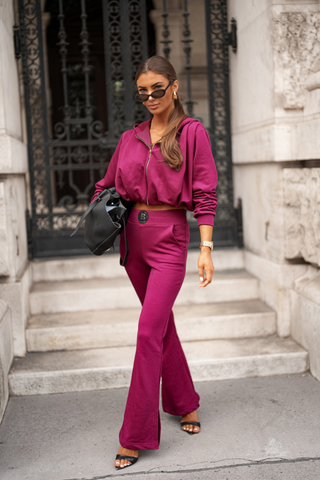 LaBalancia - Komplet JULES - Malina - Hurtownia Odzieży Damskiej - POSLKA Produkcja i Sprzedaż Hurtowa - LaBalancia