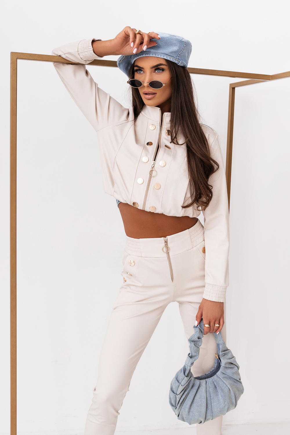 LaBalancia - Komplet premium excellence - Jasny Beżowy - Hurtownia Odzieży Damskiej - POSLKA Produkcja i Sprzedaż Hurtowa - LaBalancia