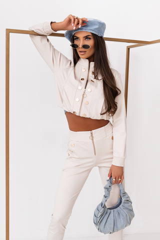 LaBalancia - Komplet premium excellence - Jasny Beżowy - Hurtownia Odzieży Damskiej - POSLKA Produkcja i Sprzedaż Hurtowa - LaBalancia