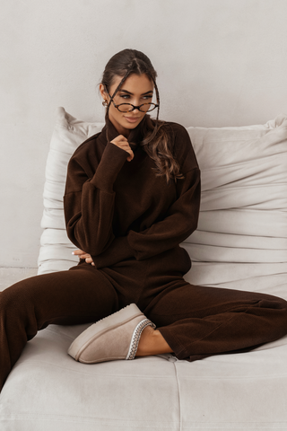 LaBalancia - Komplet PRIAH - Brąz - Hurtownia Odzieży Damskiej - POSLKA Produkcja i Sprzedaż Hurtowa - LaBalancia