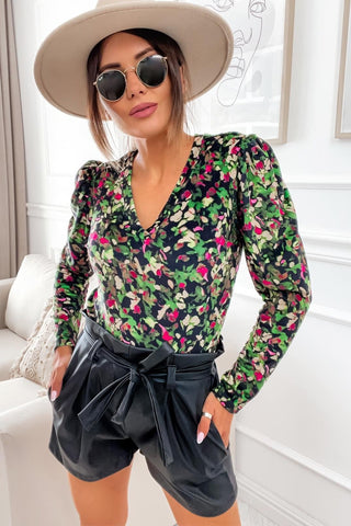 LaBalancia - Bluzka MISTY - Kwiatuszki Kolorowe - Hurtownia Odzieży Damskiej - POSLKA Produkcja i Sprzedaż Hurtowa - LaBalancia