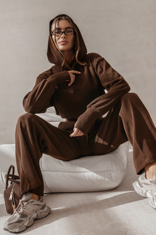 LaBalancia - Komplet HOPE - Brąz - Hurtownia Odzieży Damskiej - POSLKA Produkcja i Sprzedaż Hurtowa - LaBalancia