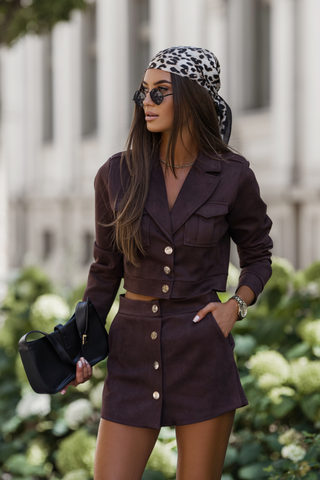 LaBalancia - Komplet BLISS - Brąz - Hurtownia Odzieży Damskiej - POSLKA Produkcja i Sprzedaż Hurtowa - LaBalancia