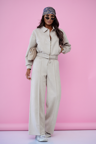 LaBalancia - Komplet SKYE - Beż - Hurtownia Odzieży Damskiej - POSLKA Produkcja i Sprzedaż Hurtowa - LaBalancia