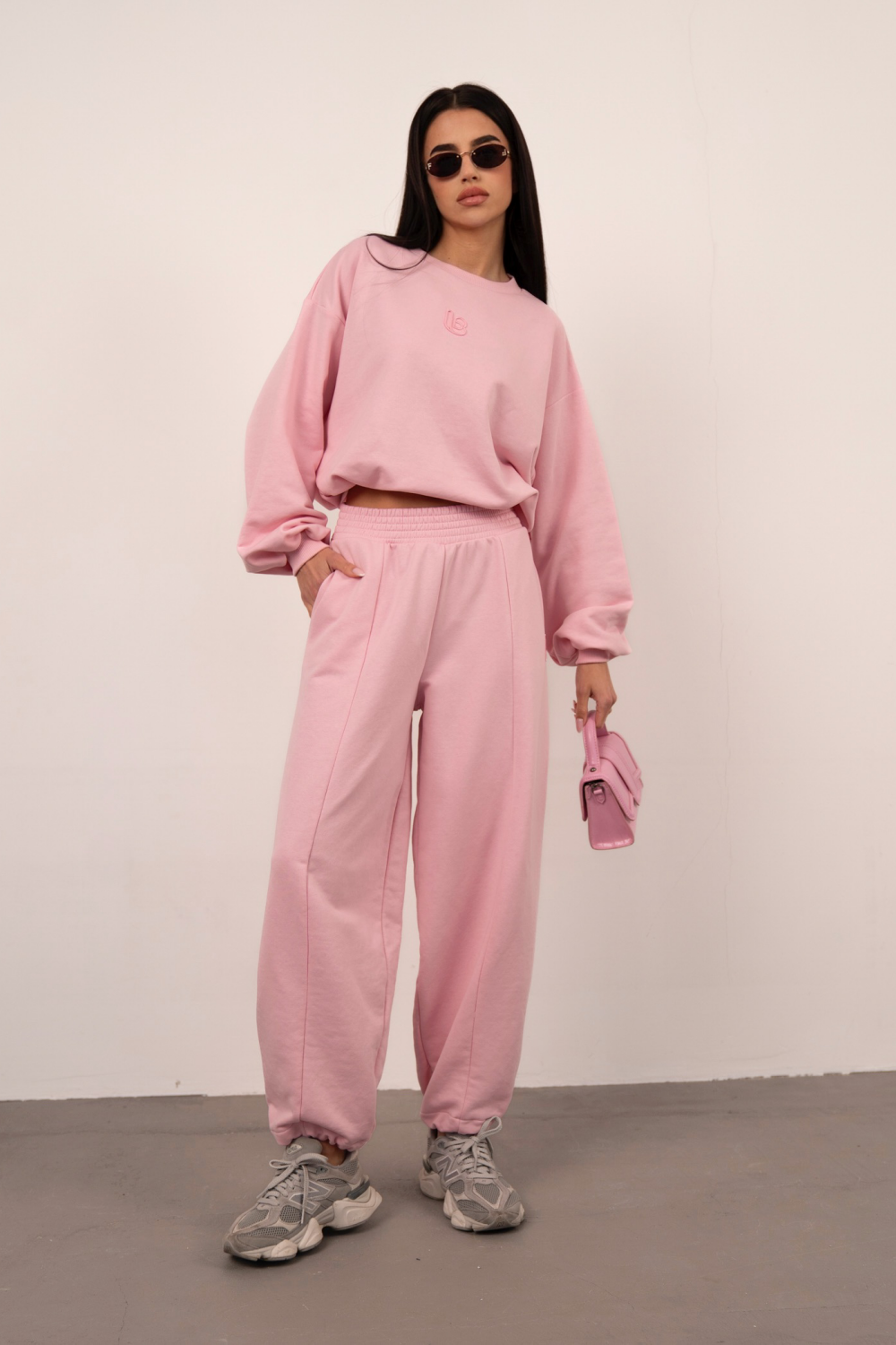 LaBalancia - Komplet BRONX - Jasny róż - Hurtownia Odzieży Damskiej - POSLKA Produkcja i Sprzedaż Hurtowa - LaBalancia