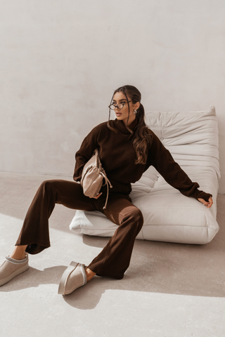 LaBalancia - Komplet PRIAH - Brąz - Hurtownia Odzieży Damskiej - POSLKA Produkcja i Sprzedaż Hurtowa - LaBalancia