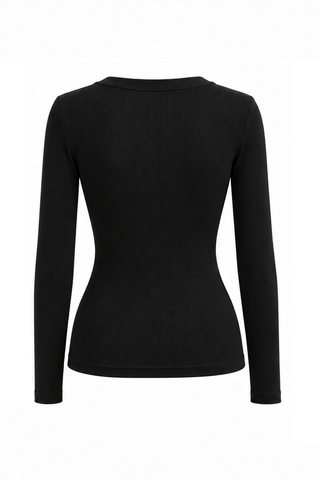 ZURI Bluse - Schwarz 