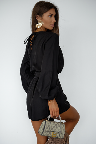 LaBalancia - Kombinezon SINTRA - Czarny - Hurtownia Odzieży Damskiej - POSLKA Produkcja i Sprzedaż Hurtowa - LaBalancia