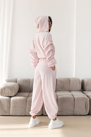 LaBalancia - Komplet HARLEM - Jasny róż - Hurtownia Odzieży Damskiej - POSLKA Produkcja i Sprzedaż Hurtowa - LaBalancia